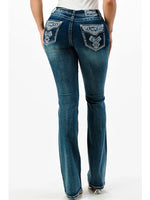 Load image into Gallery viewer, Aztec Pocket Jeans
