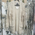 Load image into Gallery viewer, Knit Cardi Ivory
