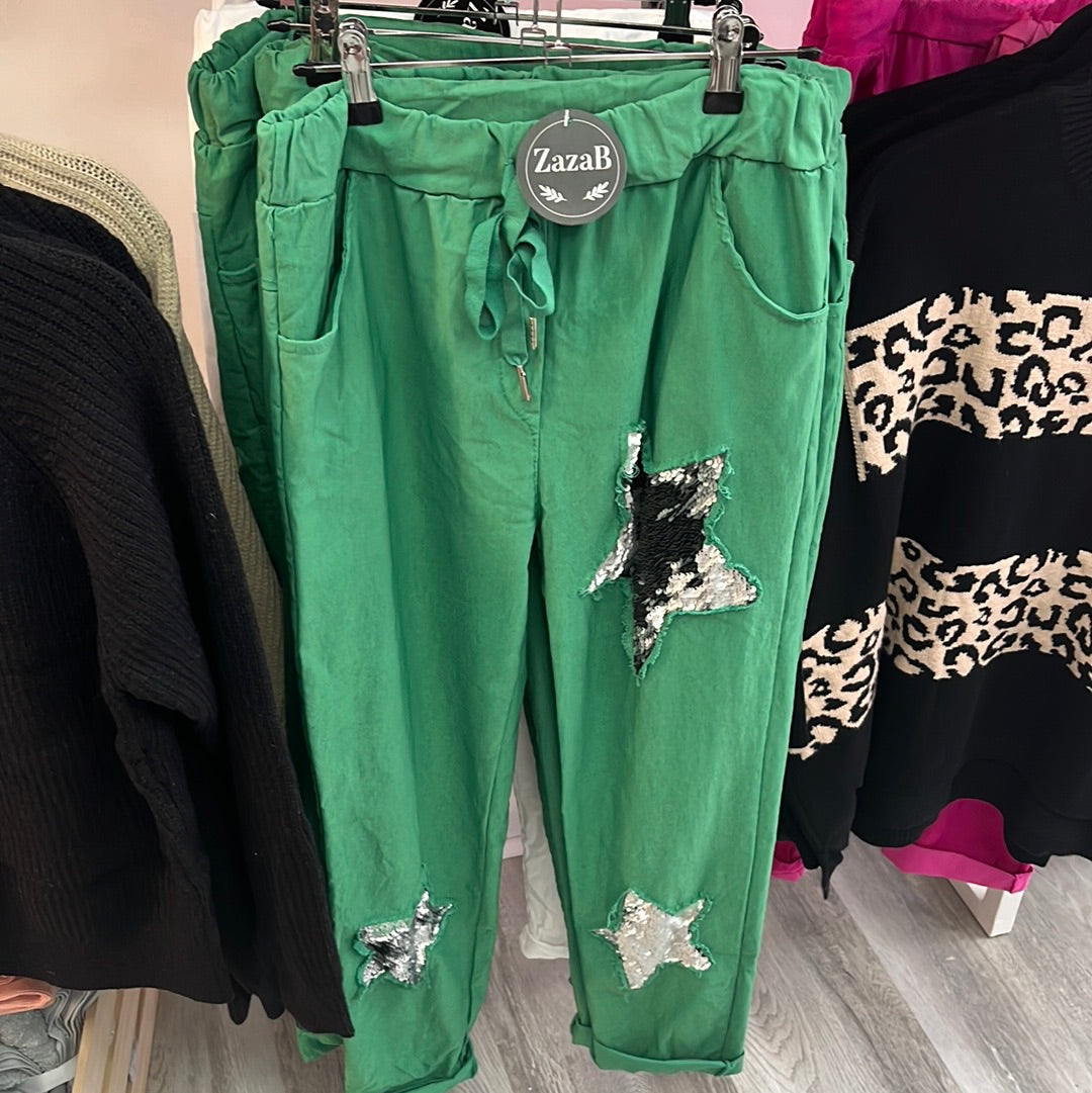 Ophea Star Pants Emerald