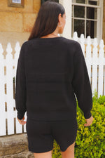 Load image into Gallery viewer, Basic Knit Black - Jumper
