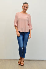 Load image into Gallery viewer, Batwing Top Pink - Jumper
