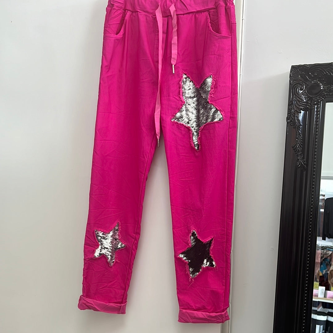 Ophea Star Pants Fuchsia