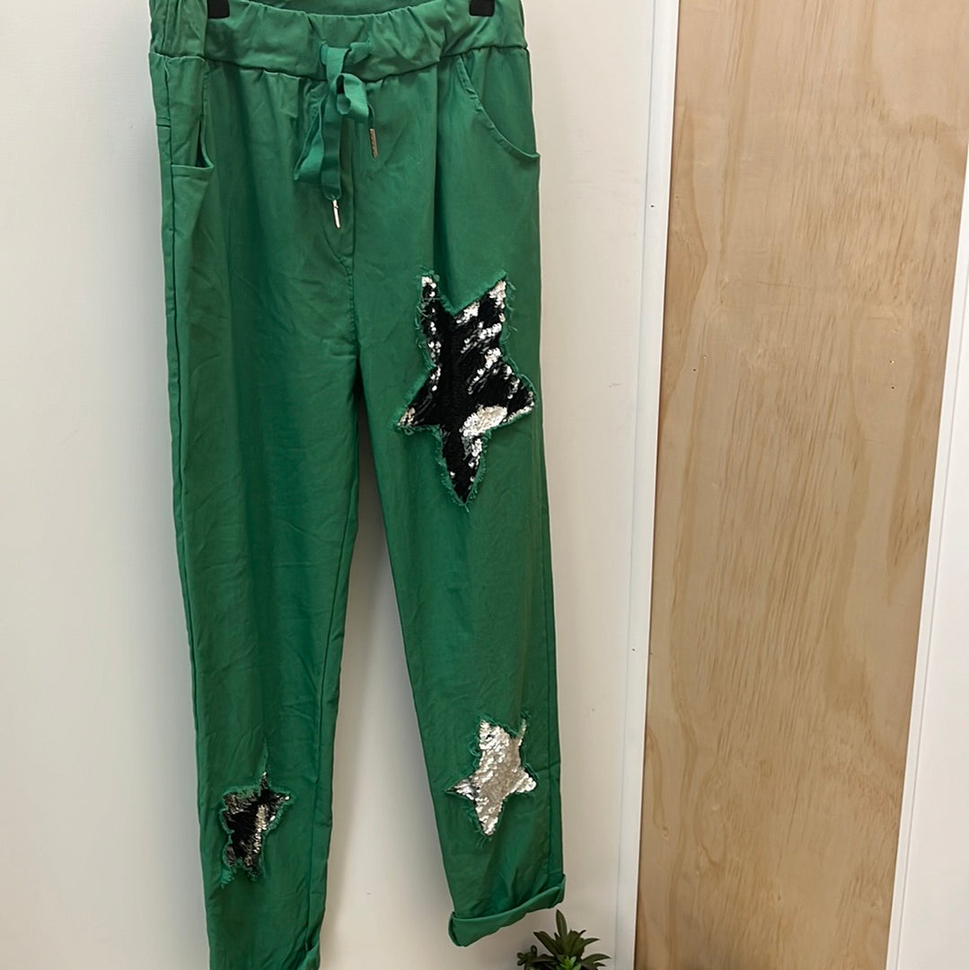 Ophea Star Pants Emerald